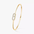 [Luxe Jewellery] Move Uno pavé flex bangle medium