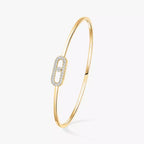 [Luxe Jewellery] Move Uno pavé flex bangle medium