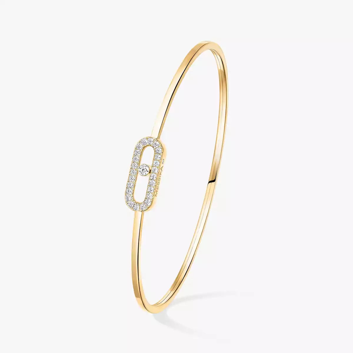 [Luxe Jewellery] Move Uno pavé flex bangle medium