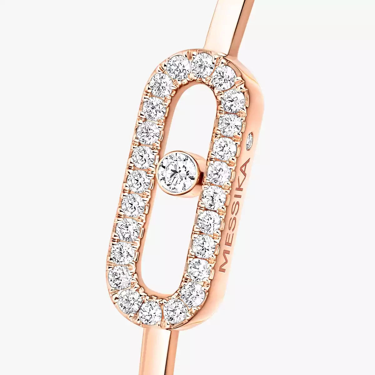 [Luxe Jewellery] Move Uno pavé flex bangle medium