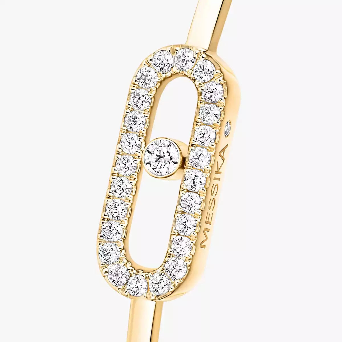 [Luxe Jewellery] Move Uno pavé flex bangle medium