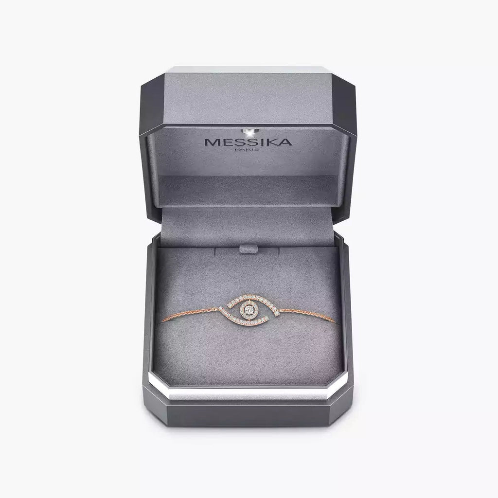 [LUXE JEWELRY]Lucky Eye Pave-Set Diamond Bracelet