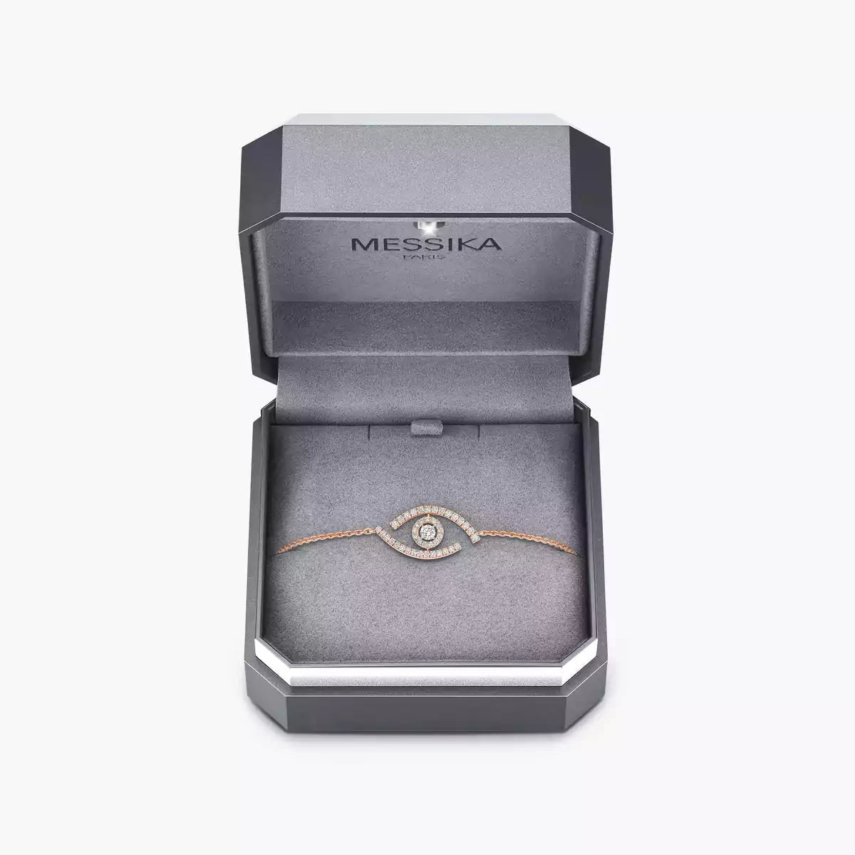 [LUXE JEWELRY]Lucky Eye Pave-Set Diamond Bracelet