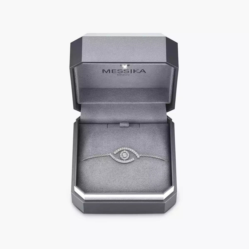 [LUXE JEWELRY]Lucky Eye Pave-Set Diamond Bracelet