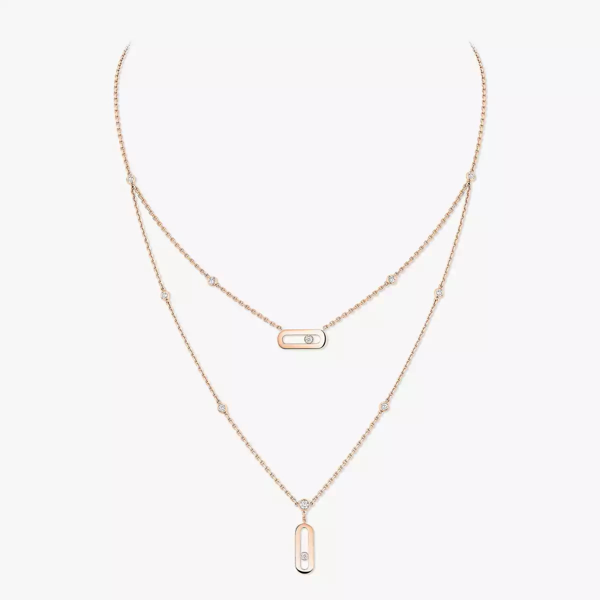 [LUXE JEWELRY] Move Uno Diamond Necklace