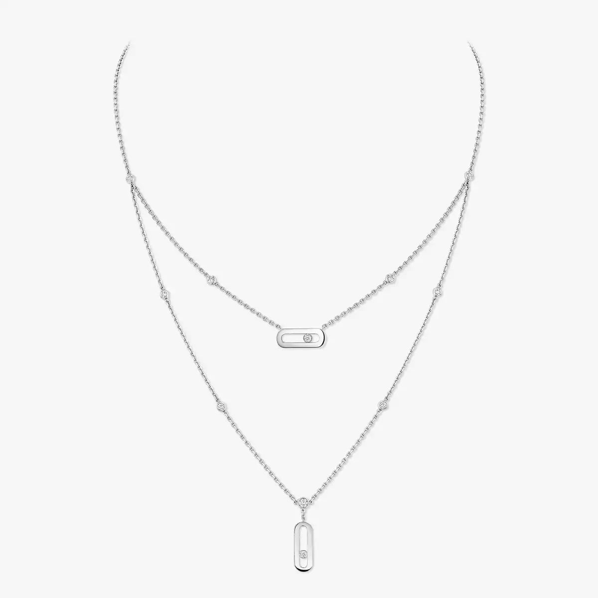 [LUXE JEWELRY] Move Uno Diamond Necklace