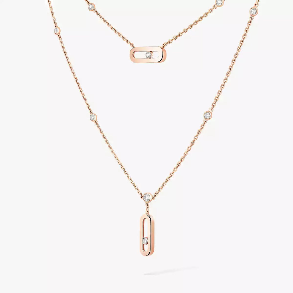 [LUXE JEWELRY] Move Uno Diamond Necklace