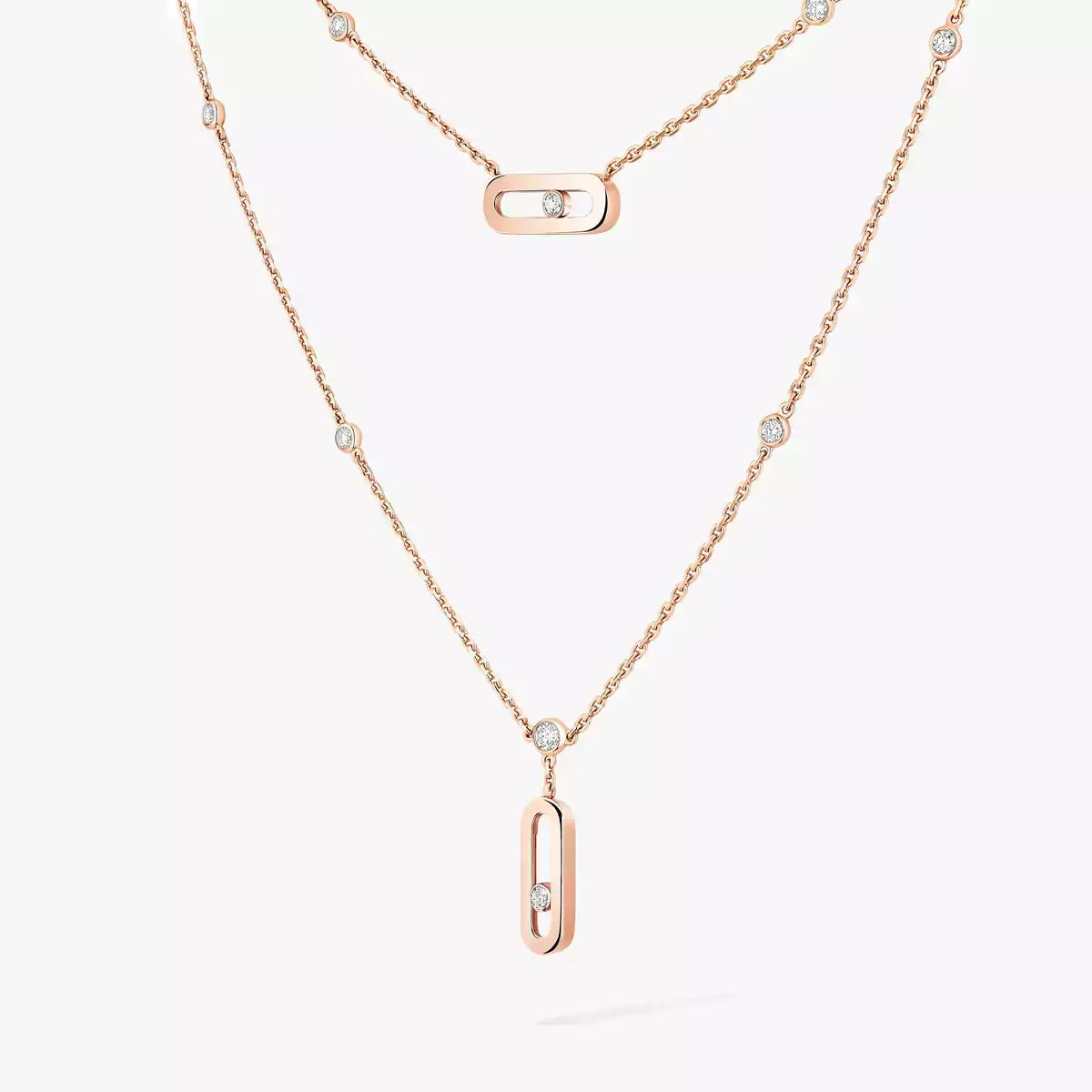 [LUXE JEWELRY] Move Uno Diamond Necklace