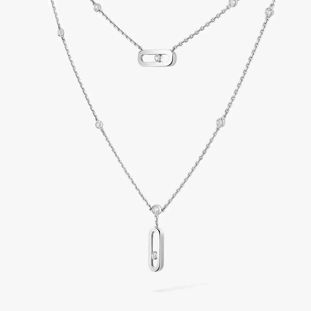 [LUXE JEWELRY] Move Uno Diamond Necklace