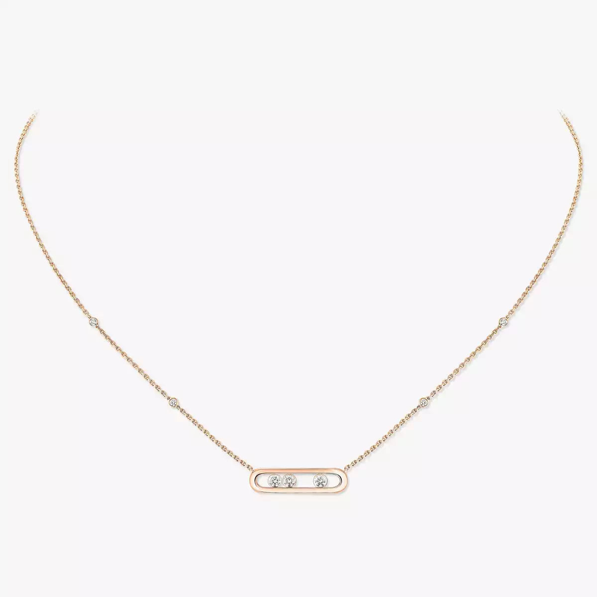 [Luxe Jewellery]  Baby Move Gold Diamond Necklace
