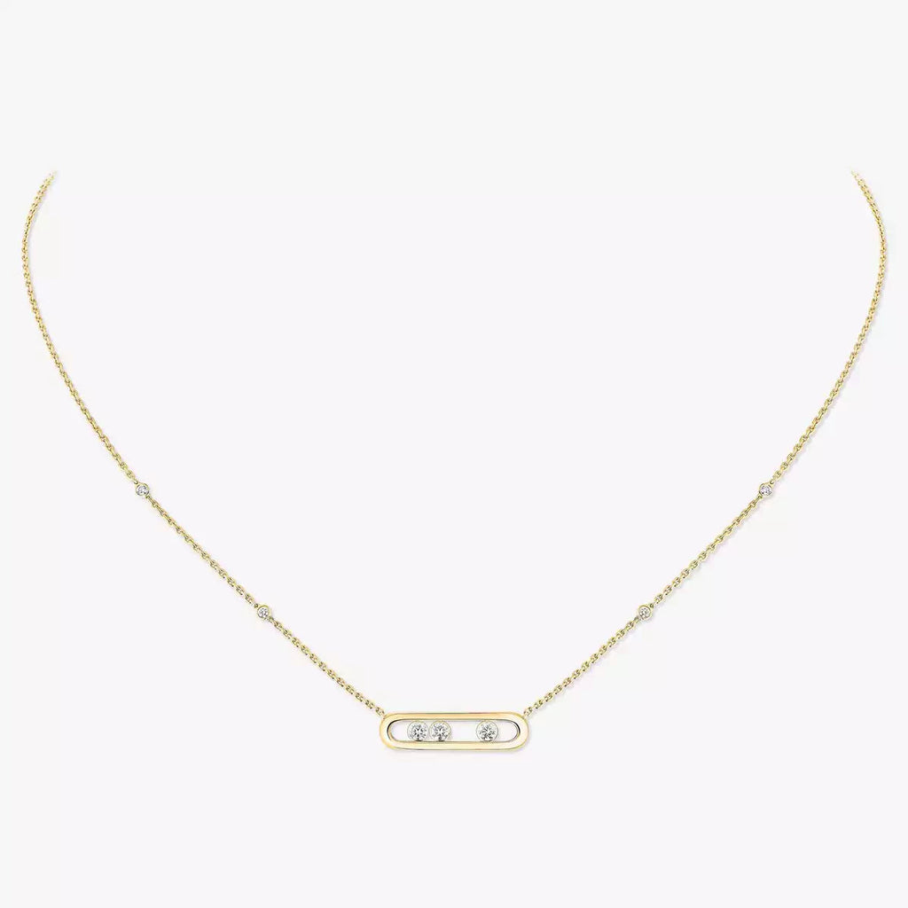 [Luxe Jewellery]  Baby Move Gold Diamond Necklace