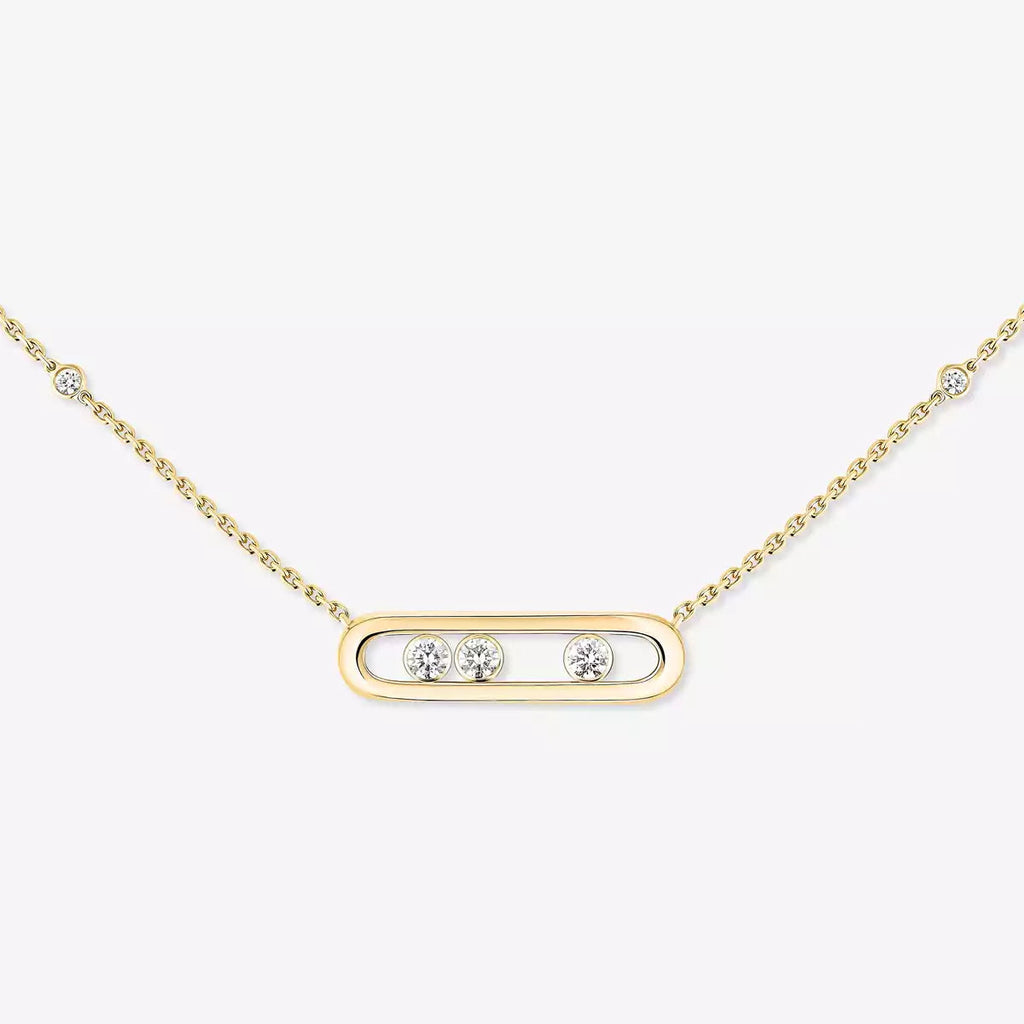 [Luxe Jewellery]  Baby Move Gold Diamond Necklace