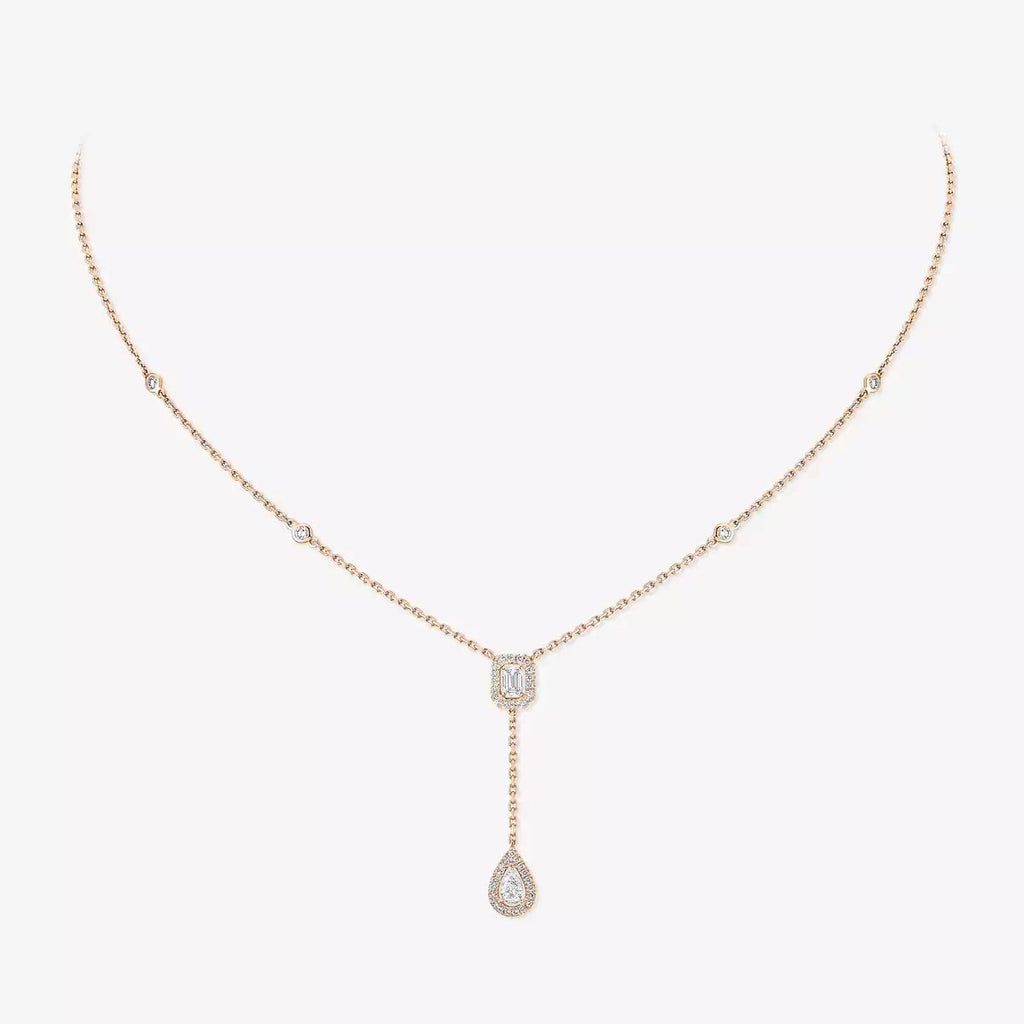 [Luxe Jewellery] Gold Diamond Tie Necklace
