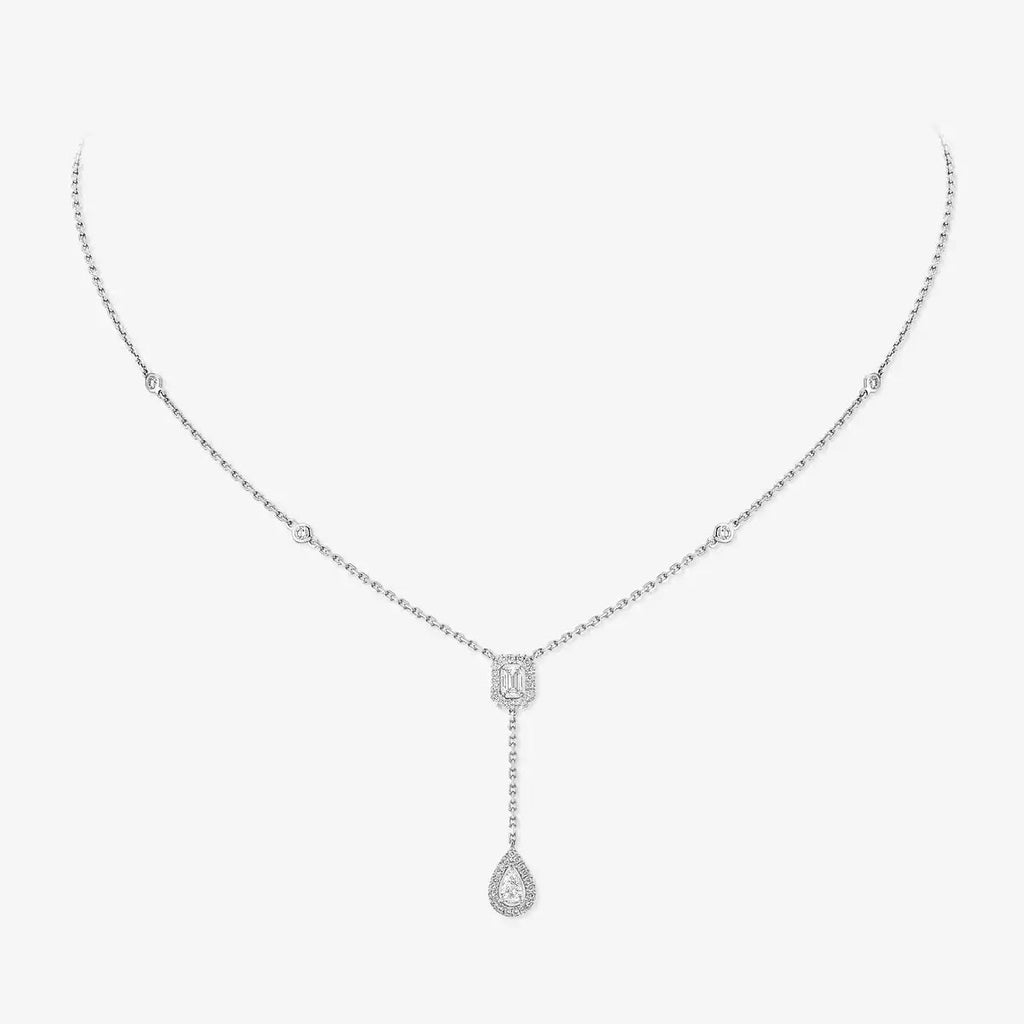 [Luxe Jewellery] Gold Diamond Tie Necklace