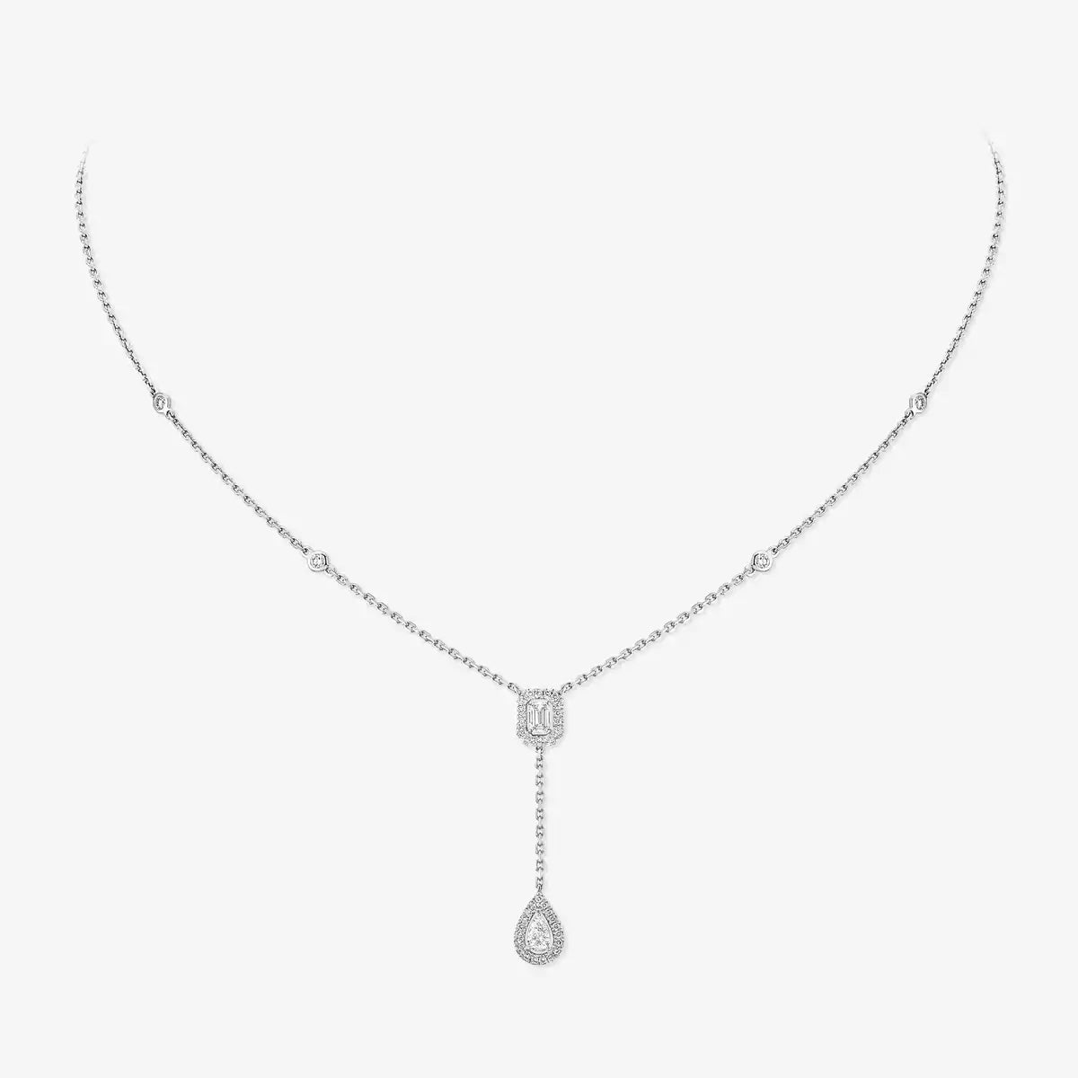 [Luxe Jewellery] Gold Diamond Tie Necklace