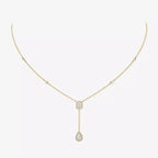 [Luxe Jewellery] Gold Diamond Tie Necklace