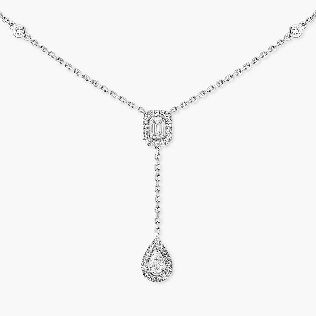 [Luxe Jewellery] Gold Diamond Tie Necklace
