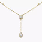 [Luxe Jewellery] Gold Diamond Tie Necklace