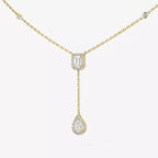 [Luxe Jewellery] Gold Diamond Tie Necklace