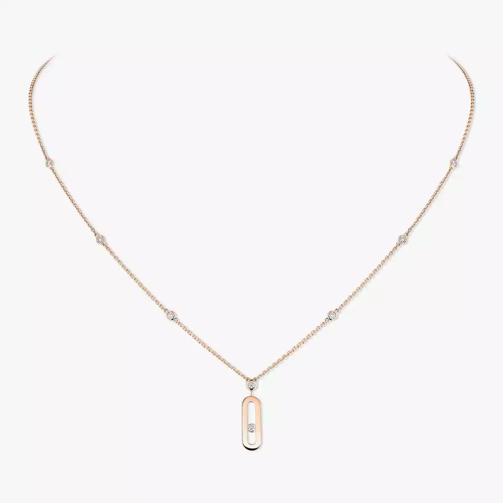 [Luxe Jewellery]  Move Uno Gold Diamond Long Necklace