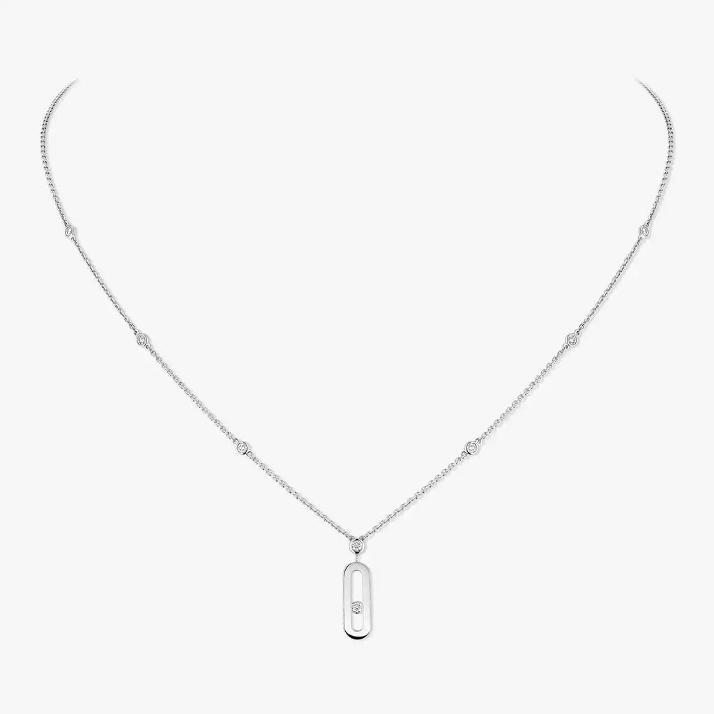 [Luxe Jewellery]  Move Uno Gold Diamond Long Necklace