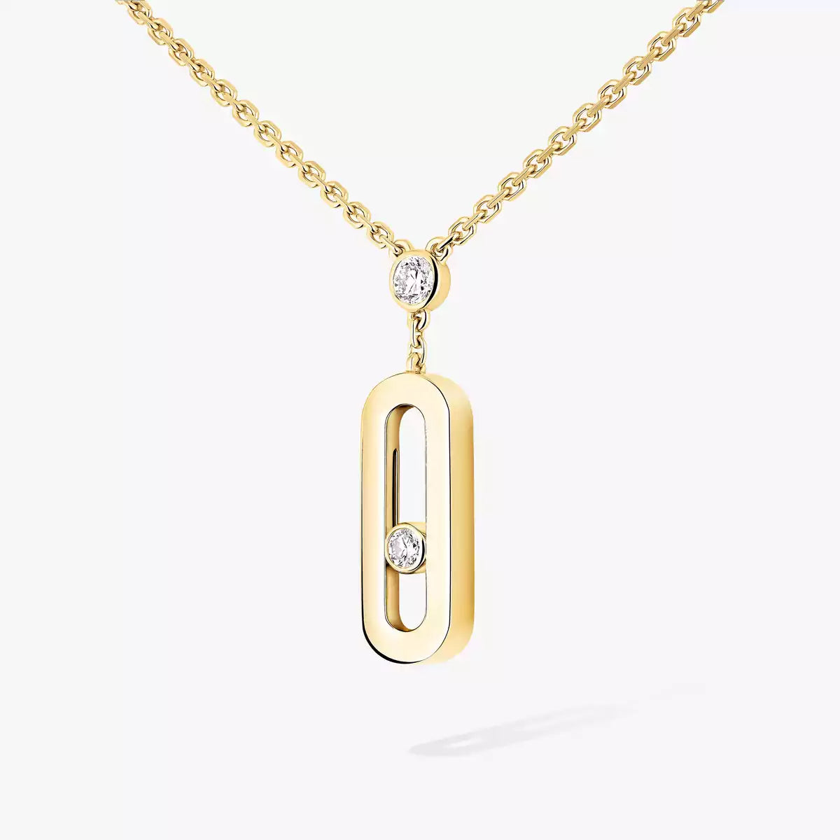 [Luxe Jewellery]  Move Uno Gold Diamond Long Necklace