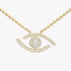 [Luxe Jewellery] Pave_ Diamond Necklace Lucky Eye