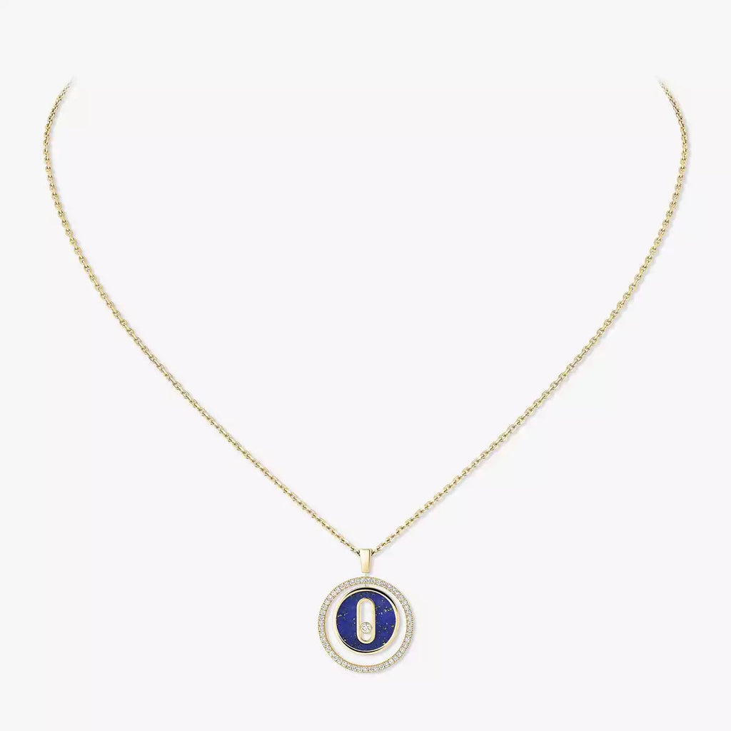 [Luxe Jewellery] Lucky Move Diamond Necklace in Rose Gold and White Mother-of-Pearl