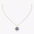 [Luxe Jewellery] Lucky Move Diamond Necklace in Rose Gold and White Mother-of-Pearl