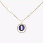 [Luxe Jewellery] Lucky Move Diamond Necklace in Rose Gold and White Mother-of-Pearl