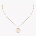 [Luxe Jewellery] Lucky Move Diamond Necklace in Rose Gold and White Mother-of-Pearl
