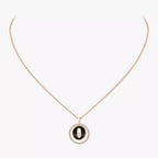 [Luxe Jewellery] Lucky Move Diamond Necklace in Rose Gold and White Mother-of-Pearl