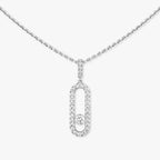 [Luxe Jewellery] Move Uno Diamond Necklace in Rose Gold