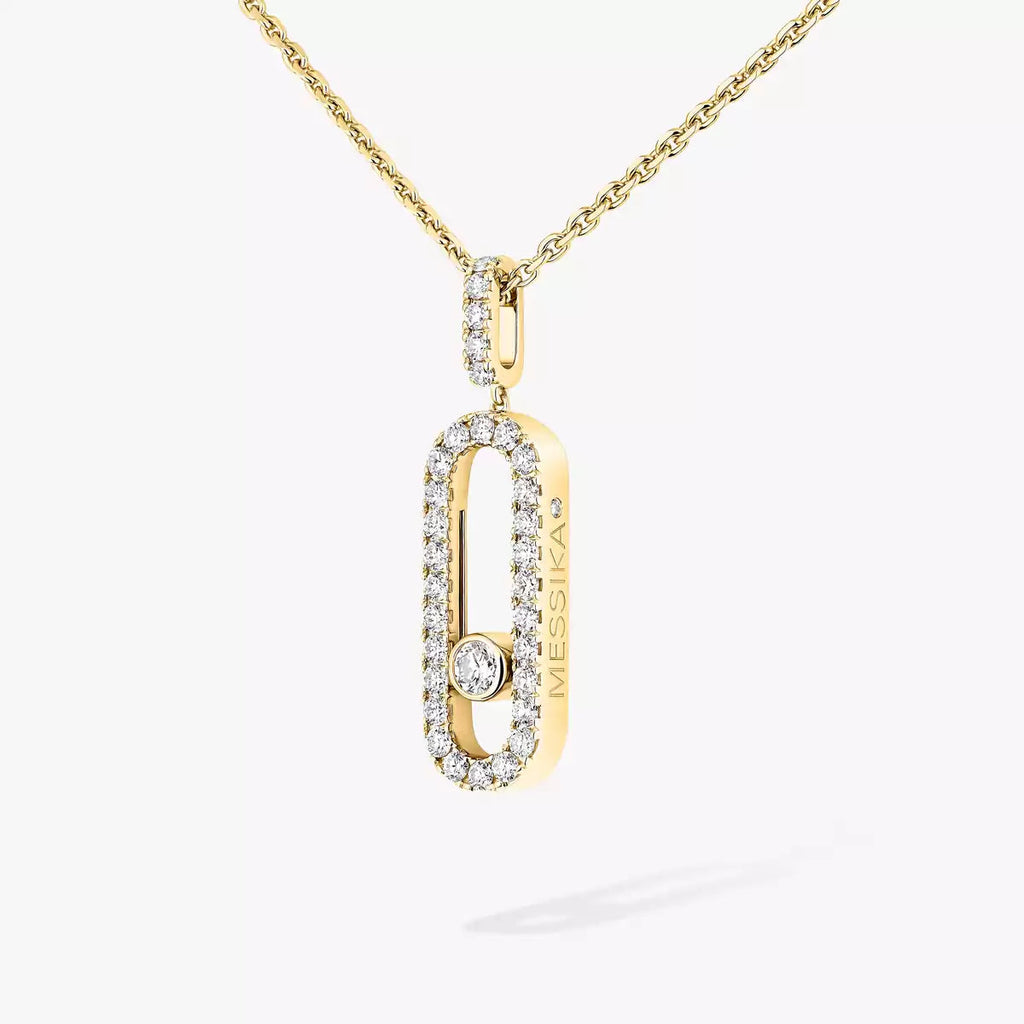 [Luxe Jewellery] Move Uno Diamond Necklace in Rose Gold