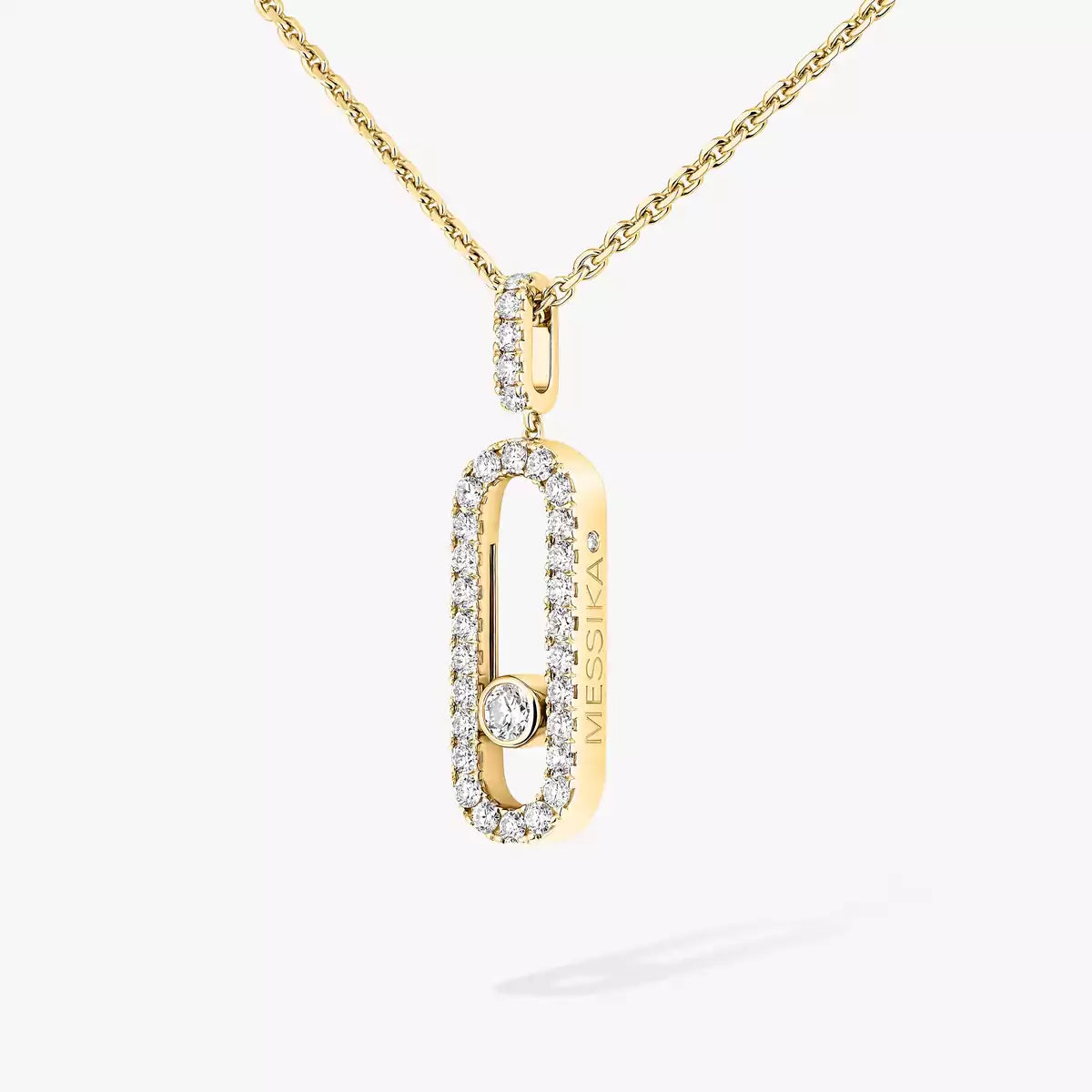 [Luxe Jewellery] Move Uno Diamond Necklace in Rose Gold