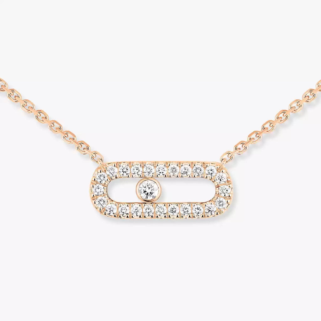 [LUXE JEWELRY]Diamond Necklace Move Uno