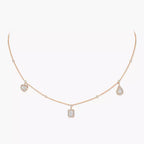 [Luxe Jewellery] My Twin Diamond Necklace in Silver