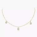 [Luxe Jewellery] My Twin Diamond Necklace in Silver