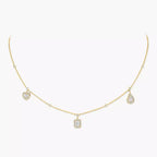 [Luxe Jewellery] My Twin Diamond Necklace in Silver