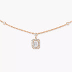 [Luxe Jewellery] My Twin Diamond Necklace in Silver
