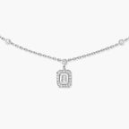 [Luxe Jewellery] My Twin Diamond Necklace in Silver