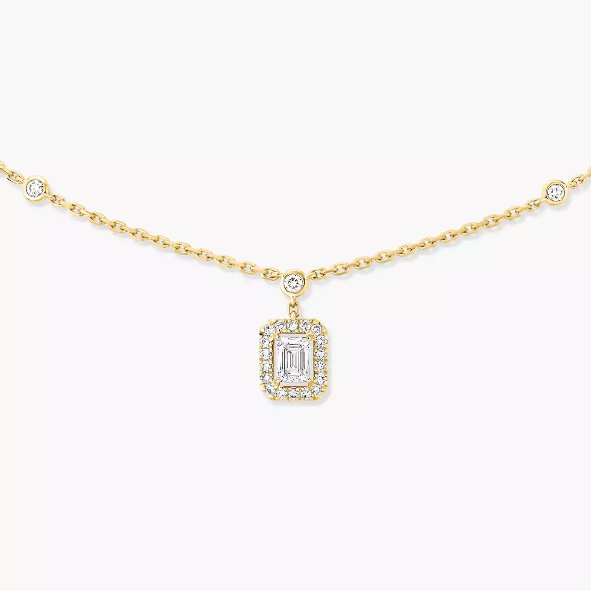 [Luxe Jewellery] My Twin Diamond Necklace in Silver