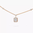 [Luxe Jewellery] My Twin Diamond Necklace in Silver