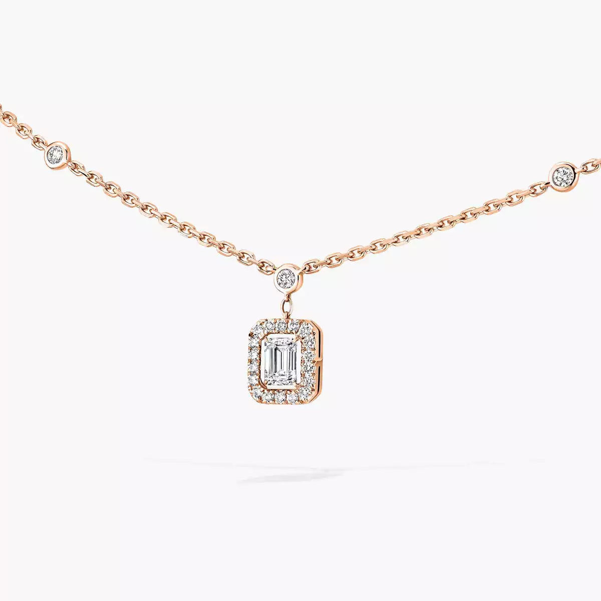 [Luxe Jewellery] My Twin Diamond Necklace in Silver