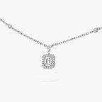 [Luxe Jewellery] My Twin Diamond Necklace in Silver