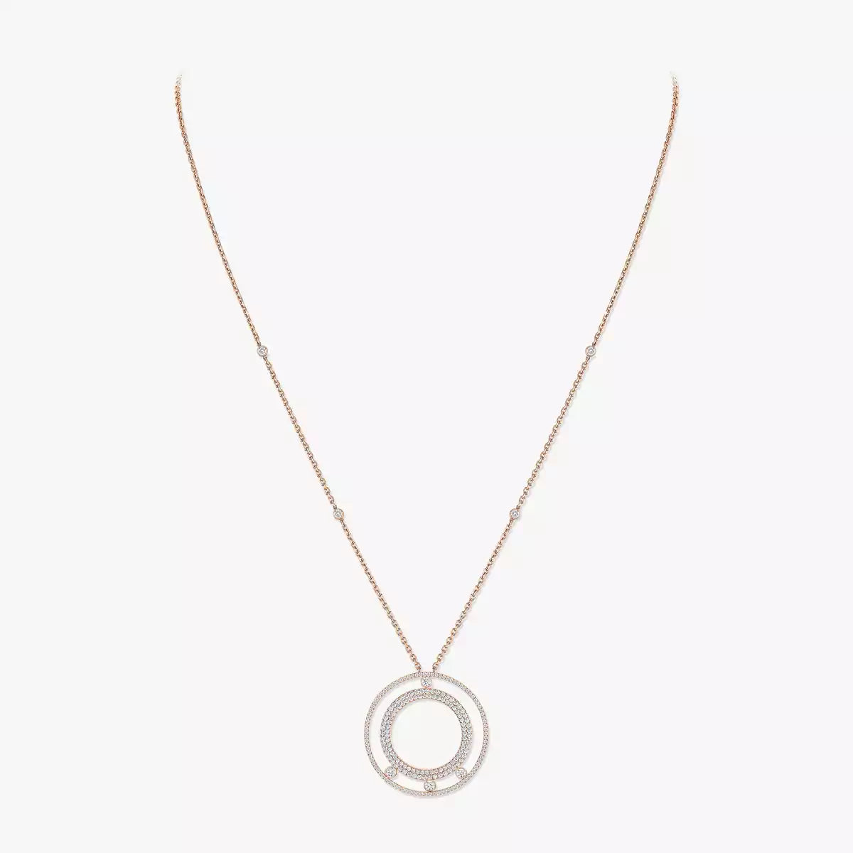 [Luxe Jewellery] Move Romane Long Pave_-Set Diamond Necklace