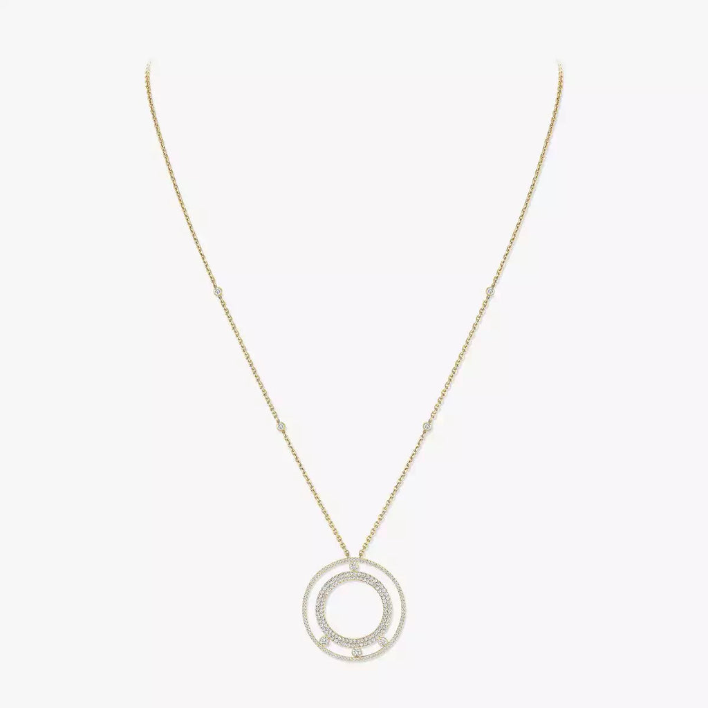 [Luxe Jewellery] Move Romane Long Pave_-Set Diamond Necklace