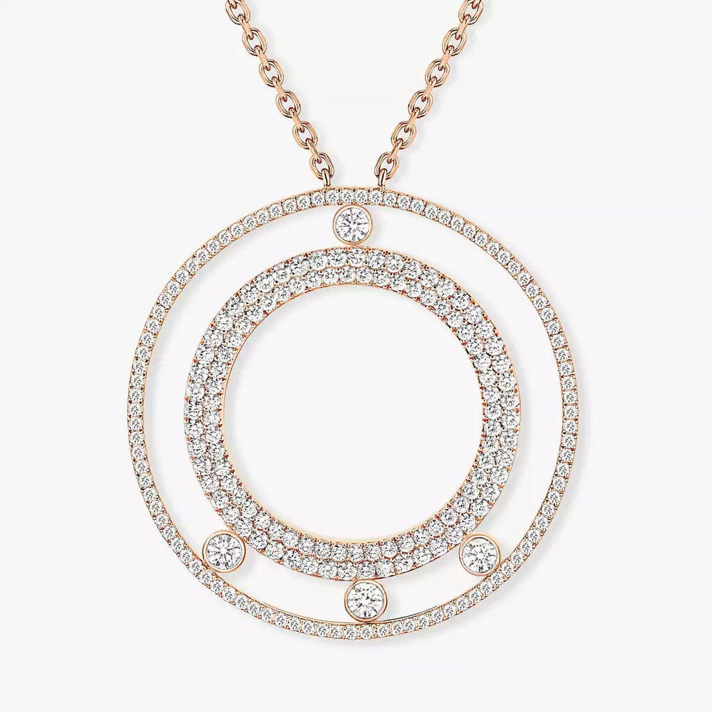 [Luxe Jewellery] Move Romane Long Pave_-Set Diamond Necklace