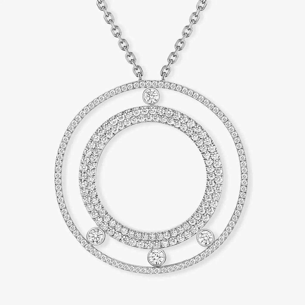 [Luxe Jewellery] Move Romane Long Pave_-Set Diamond Necklace