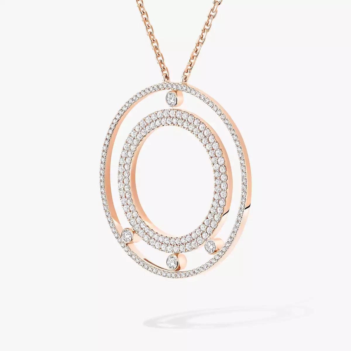 [Luxe Jewellery] Move Romane Long Pave_-Set Diamond Necklace